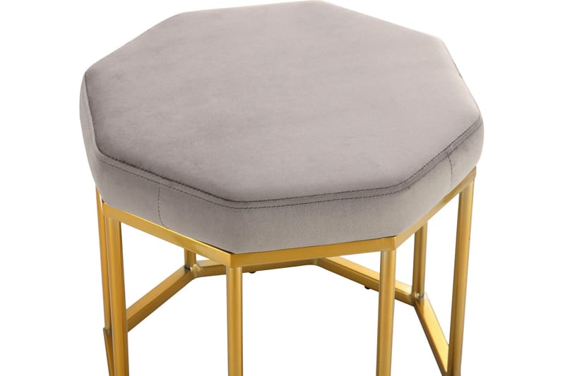 Charites Sittpall - Grå - Möbler - Fåtölj & stolar - Pall & puff