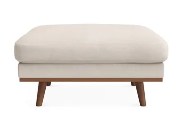 Copenhagen Premium Fotpall i Chenille - Beige - Möbler - Fåtölj & stolar - Pall & puff - Fotpallar