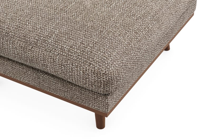 Copenhagen Premium Fotpall i Chenille - Brun - Möbler - Fåtölj & stolar - Pall & puff - Fotpallar