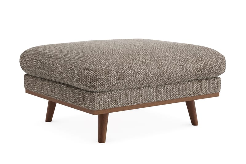 Copenhagen Premium Fotpall i Chenille - Brun - Möbler - Fåtölj & stolar - Pall & puff - Fotpallar