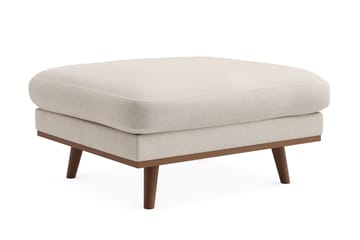 Copenhagen Premium Fotpall i Chenille - Beige - Möbler - Fåtölj & stolar - Pall & puff - Fotpallar