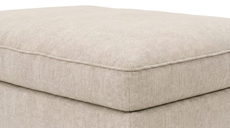 Dubai Fotpall i Tyg - Beige - Möbler - Fåtölj & stolar - Pall & puff - Fotpallar