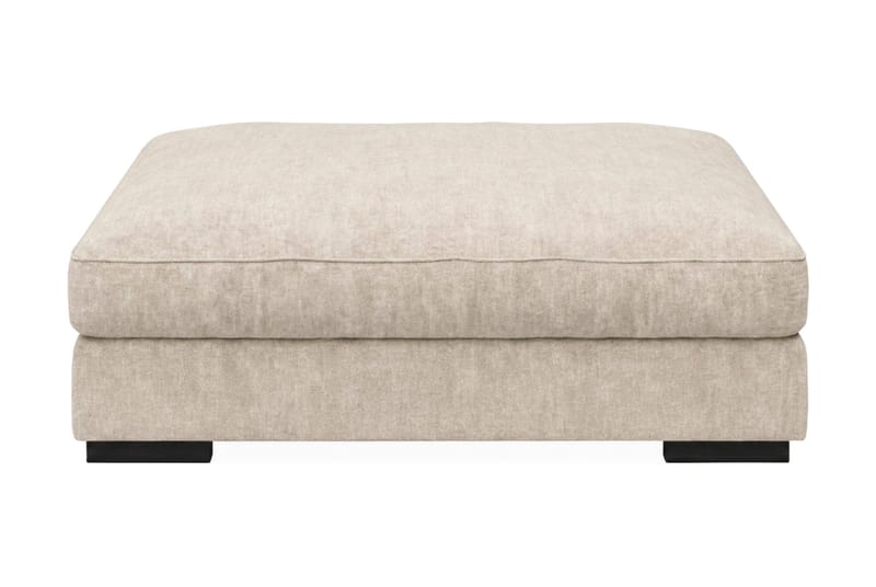 Dubai Fotpall i Tyg - Beige - Möbler - Fåtölj & stolar - Pall & puff - Fotpallar
