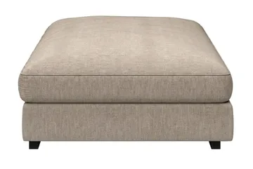 Dubai Rektangulär Fotpall 120x95 cm i Chenille - Brun - Möbler - Fåtölj & stolar - Pall & puff - Fotpallar