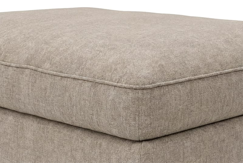 Dubai Rektangulär Fotpall 120x95 cm i Chenille - Brun - Möbler - Fåtölj & stolar - Pall & puff - Fotpallar
