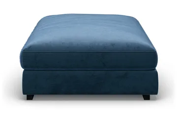 Dubai Rektangulär Fotpall 120x95 cm i Sammet - Blå - Möbler - Fåtölj & stolar - Pall & puff - Fotpallar