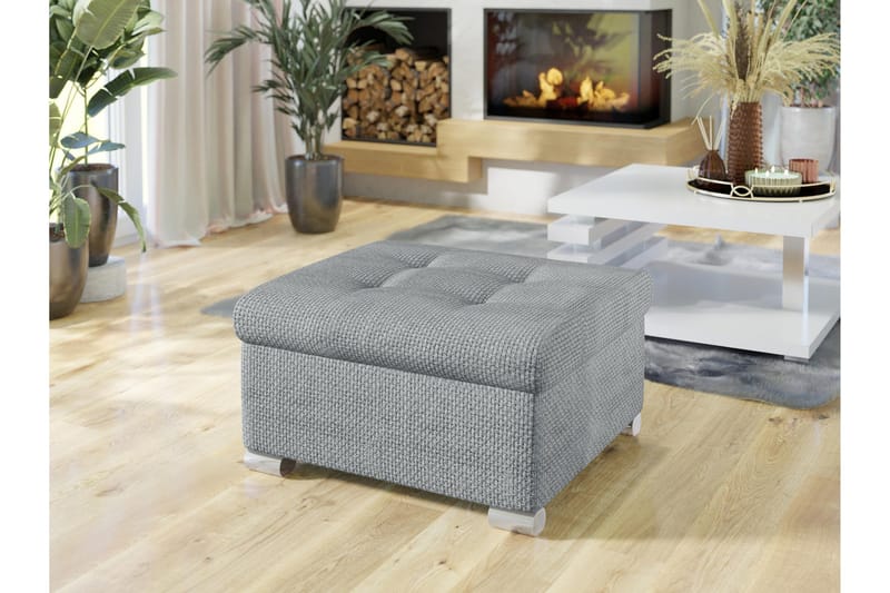 Dynir Fotpall 68 cm - Grå - Möbler - Fåtölj & stolar - Pall & puff - Fotpallar