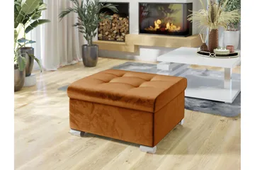 Dynir Fotpall 68 cm - Orange - Möbler - Fåtölj & stolar - Pall & puff - Fotpallar