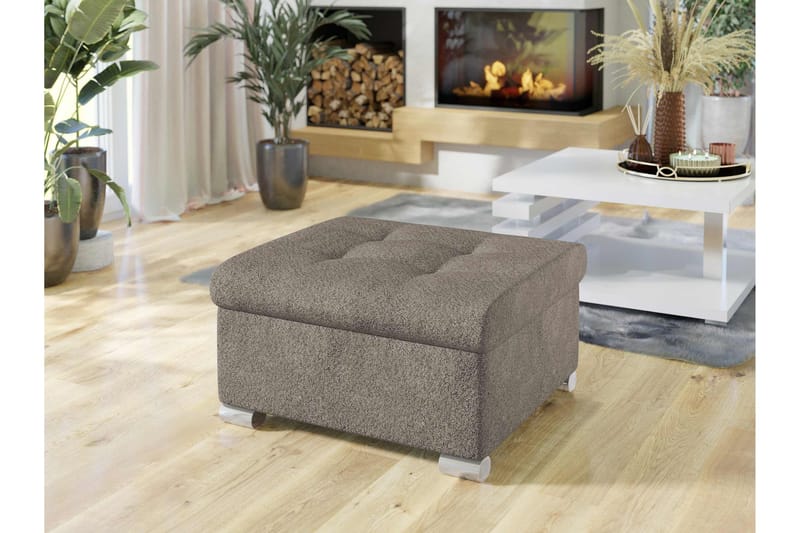 Dynir Fotpall 70 cm - Grå - Möbler - Fåtölj & stolar - Pall & puff - Fotpallar