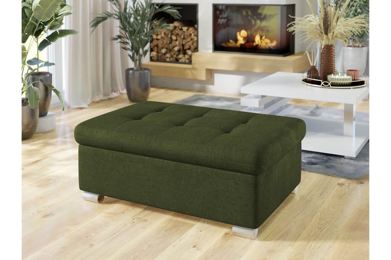 Dynir Fotpall 70 cm - Grön - Möbler - Fåtölj & stolar - Pall & puff - Fotpallar