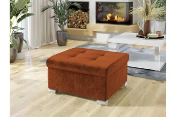 Dynir Fotpall 70 cm - Orange - Möbler - Fåtölj & stolar - Pall & puff - Fotpallar