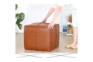 Edrin Sittpuff Utomhus 52 cm - Brun - Möbler - Fåtölj & stolar - Pall & puff - Sittpuff