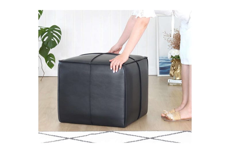 Edrin Sittpuff Utomhus 52 cm - Svart - Möbler - Fåtölj & stolar - Pall & puff - Sittpuff