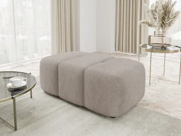 Flo Fotpall 93 cm - Beige - Möbler - Fåtölj & stolar - Pall & puff - Fotpallar