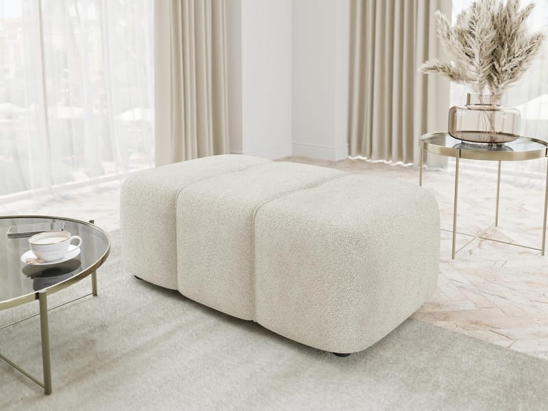 Flo Fotpall 93 cm - Beige - Möbler - Fåtölj & stolar - Pall & puff - Fotpallar