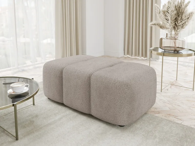 Flo Fotpall 93 cm - Grå - Möbler - Fåtölj & stolar - Pall & puff - Fotpallar