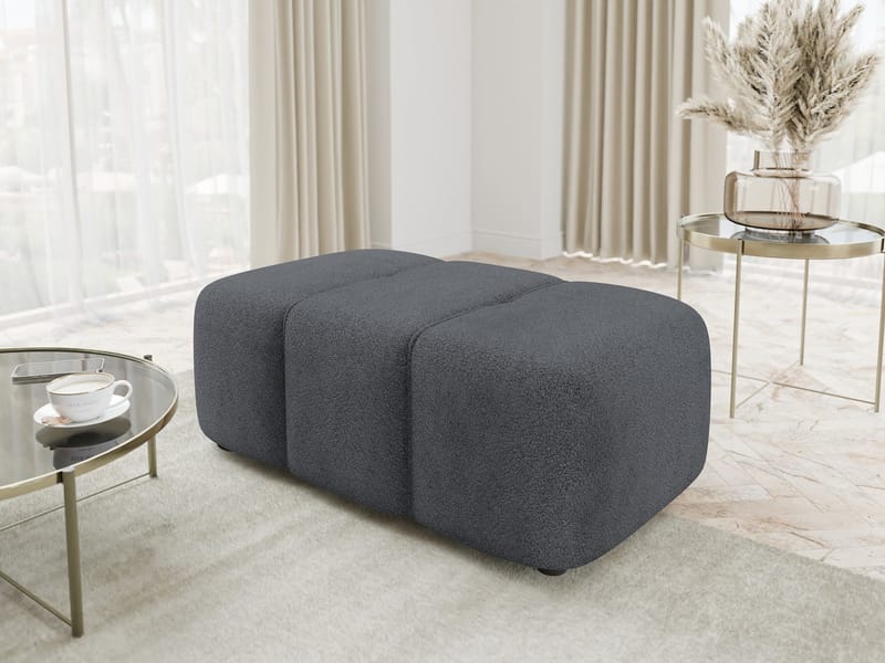 Flo Fotpall 93 cm - Grå - Möbler - Fåtölj & stolar - Pall & puff - Fotpallar