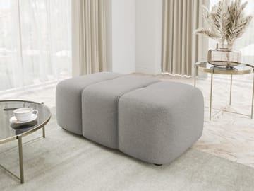 Flo Fotpall 93 cm - Grå - Möbler - Fåtölj & stolar - Pall & puff - Fotpallar