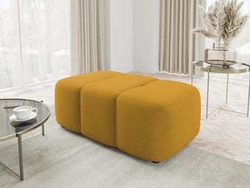 Flo Fotpall 93 cm - Gul - Möbler - Fåtölj & stolar - Pall & puff - Fotpallar