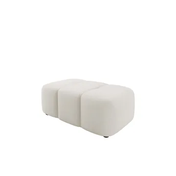 Flo Fotpall 93 cm - Vit - Möbler - Fåtölj & stolar - Pall & puff - Fotpallar