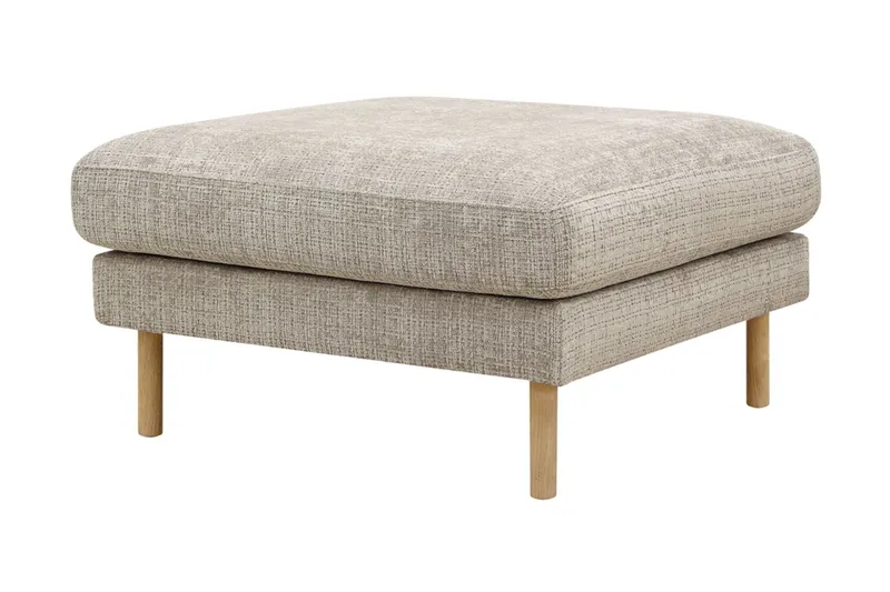 Florenz Fotpall - Grå/Beige - Möbler - Fåtölj & stolar - Pall & puff - Fotpallar