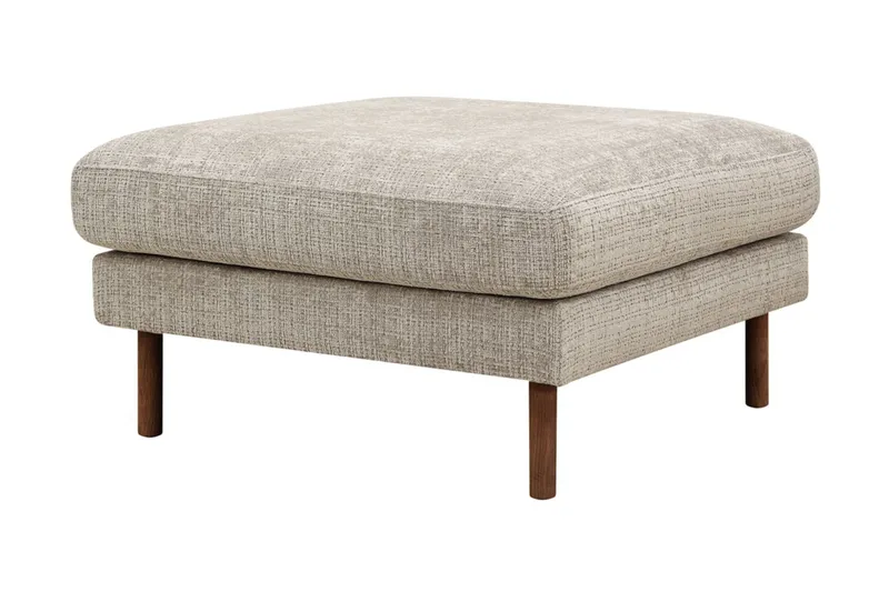 Florenz Fotpall - Grå/Beige - Möbler - Fåtölj & stolar - Pall & puff - Fotpallar