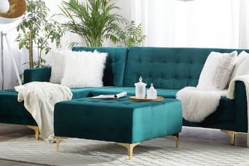 Aberdeen Fotpall - Grön - Möbler - Fåtölj & stolar - Pall & puff - Fotpallar