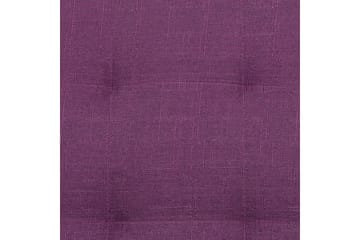 Fotpall Aberdeen Violett/Silver - Violett/Silver - Möbler - Fåtölj & stolar - Pall & puff - Fotpallar