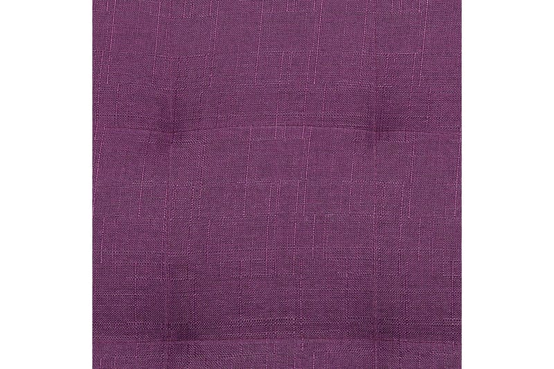 Fotpall Aberdeen Violett/Silver - Violett/Silver - Möbler - Fåtölj & stolar - Pall & puff - Fotpallar