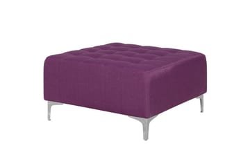 Fotpall Aberdeen Violett/Silver - Violett/Silver - Möbler - Fåtölj & stolar - Pall & puff - Fotpallar