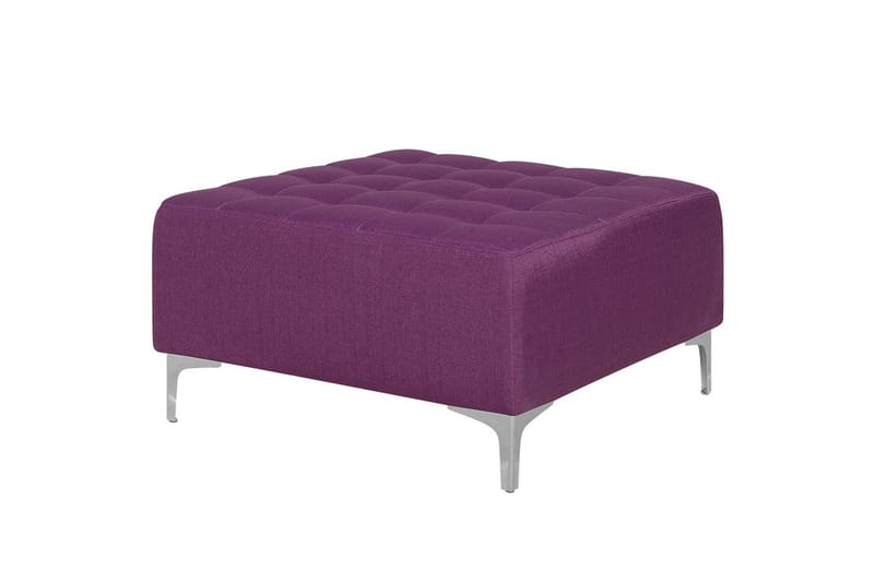 Fotpall Aberdeen Violett/Silver - Violett/Silver - Möbler - Fåtölj & stolar - Pall & puff - Fotpallar
