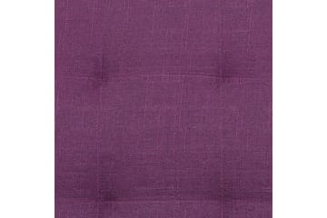 Fotpall Aberdeen Violett/Silver - Violett/Silver - Möbler - Fåtölj & stolar - Pall & puff - Fotpallar