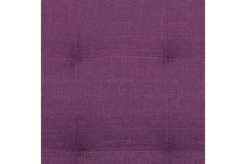 Fotpall Aberdeen Violett/Silver - Violett/Silver - Möbler - Fåtölj & stolar - Pall & puff - Fotpallar