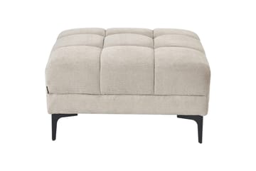 Fotpall Alnes Beige/svart - Beige/svart - Möbler - Fåtölj & stolar - Pall & puff - Fotpallar