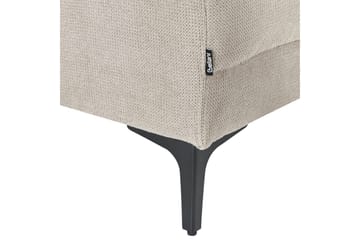 Fotpall Alnes Beige/svart - Beige/svart - Möbler - Fåtölj & stolar - Pall & puff - Fotpallar