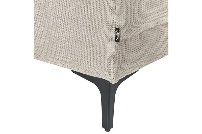 Fotpall Alnes Beige/svart - Beige/svart - Möbler - Fåtölj & stolar - Pall & puff - Fotpallar