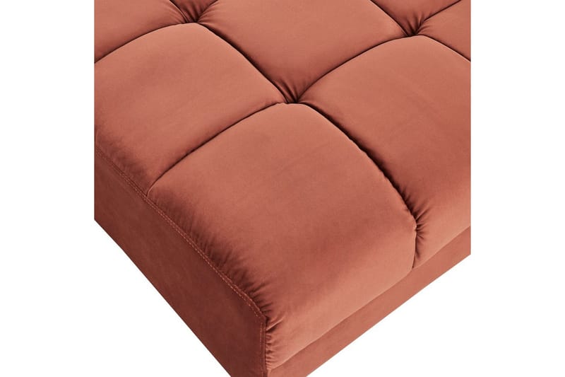 Fotpall Alnes Röd/Svart - Röd/Svart - Möbler - Fåtölj & stolar - Pall & puff - Fotpallar