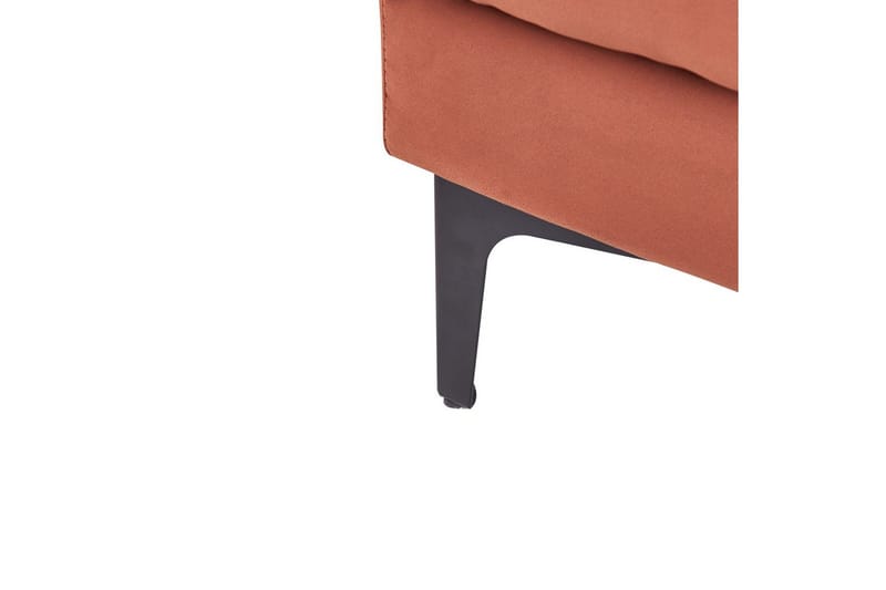 Fotpall Alnes Röd/Svart - Röd/Svart - Möbler - Fåtölj & stolar - Pall & puff - Fotpallar