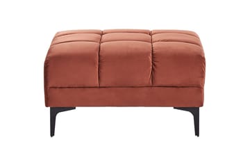 Fotpall Alnes Röd/Svart - Röd/Svart - Möbler - Fåtölj & stolar - Pall & puff - Fotpallar