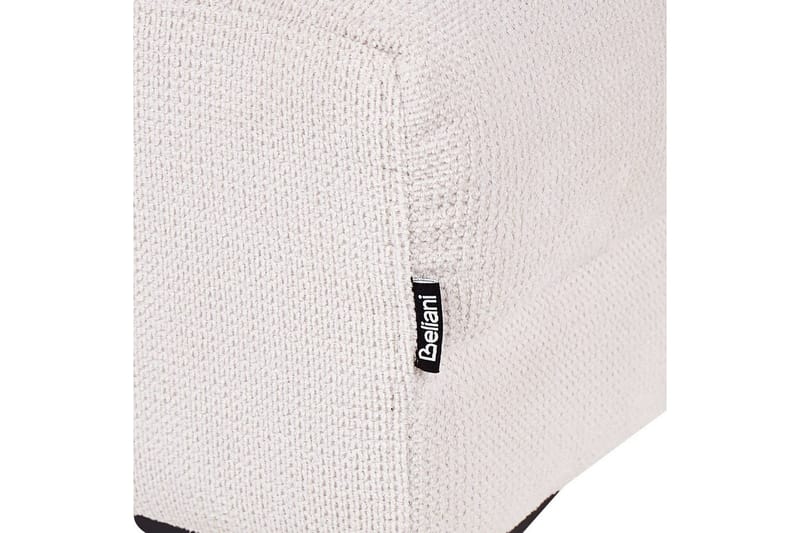 Fotpall Alnes Vit/Svart - Vit/Svart - Möbler - Fåtölj & stolar - Pall & puff - Fotpallar