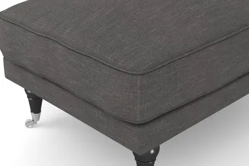 Andrew Fotpall - Mörkgrå/Krom - Möbler - Fåtölj & stolar - Pall & puff - Fotpallar