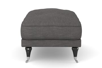 Andrew Fotpall - Mörkgrå/Krom - Möbler - Fåtölj & stolar - Pall & puff - Fotpallar