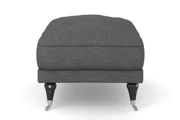 Andrew Fotpall - Mörkgrå/Krom - Möbler - Fåtölj & stolar - Pall & puff - Fotpallar