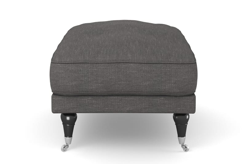 Andrew Fotpall - Mörkgrå/Krom - Möbler - Fåtölj & stolar - Pall & puff - Fotpallar