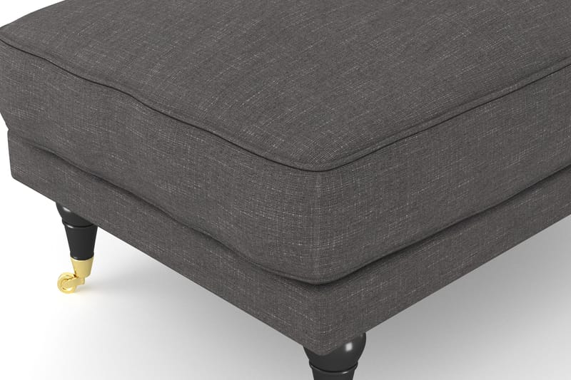 Andrew Fotpall - Mörkgrå/Mässing - Möbler - Fåtölj & stolar - Pall & puff - Fotpallar