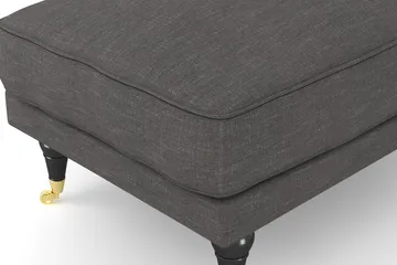 Andrew Fotpall - Mörkgrå/Mässing - Möbler - Fåtölj & stolar - Pall & puff - Fotpallar