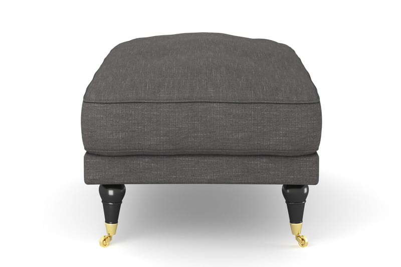 Andrew Fotpall - Mörkgrå/Mässing - Möbler - Fåtölj & stolar - Pall & puff - Fotpallar