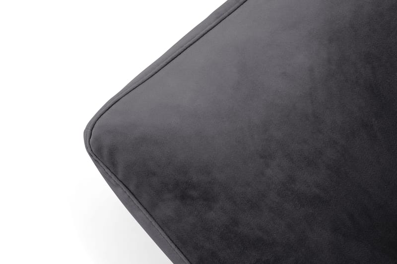 Andrew Fotpall Sammet - Mörkgrå/Mässing - Möbler - Fåtölj & stolar - Pall & puff - Fotpallar