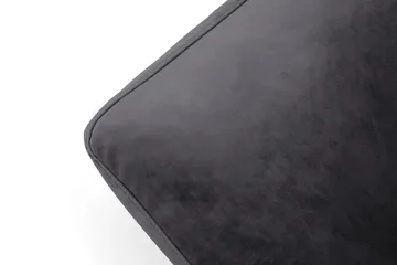 Andrew Fotpall Sammet - Mörkgrå/Mässing - Möbler - Fåtölj & stolar - Pall & puff - Fotpallar