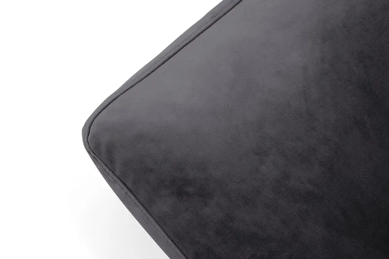 Andrew Fotpall Sammet - Mörkgrå/Mässing - Möbler - Fåtölj & stolar - Pall & puff - Fotpallar